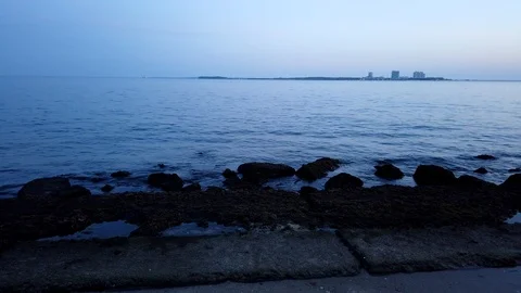 Entardecer em Setúbal Video stock 118328911