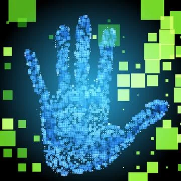 Enter access code Stockillustratie