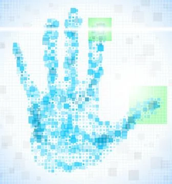 Enter access code イラスト素材