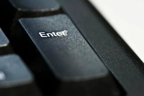 Enter botton Foto stock