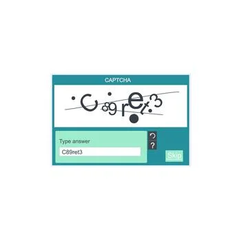 Enter captcha イラスト素材