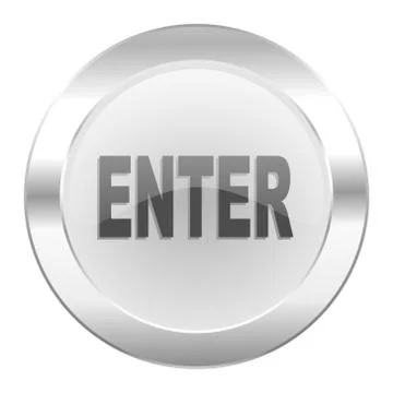 Enter chrome web icon isolated. Ilustración de archivo