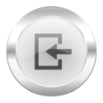 Enter chrome web icon isolated. Ilustración de archivo