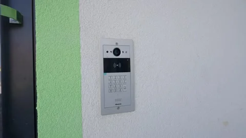 Enter the code numbers to open the door Stock Footage 246926098