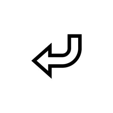 Enter Icon Stock Illustration