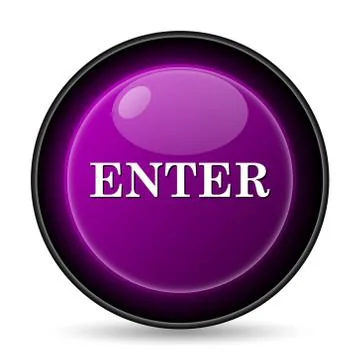 Enter icon. Internet button on white background.. イラスト素材