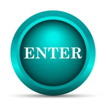 Enter icon. Internet button on white background.. イラスト素材