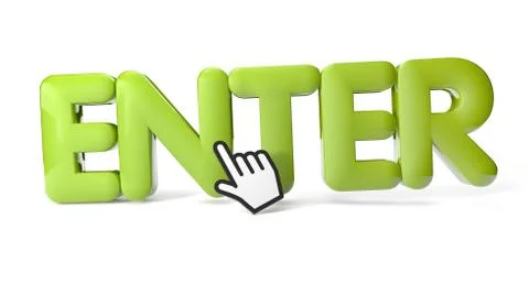 Enter Stock Illustration