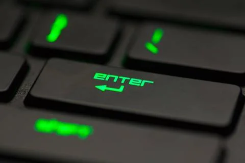 Enter key of computer keyboard Enter key of computer keyboard Copyright: x... Stock Photos