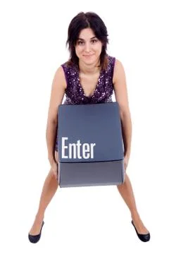 Enter key Stock Photos