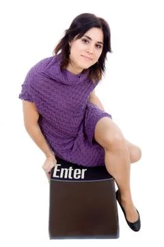 Enter key Foto stock