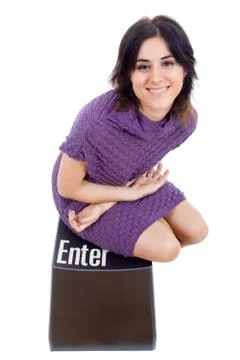 Enter key Stock Photos