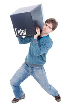Enter key Stock Photos