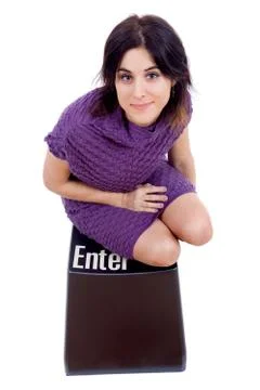 Enter key Stock Photos