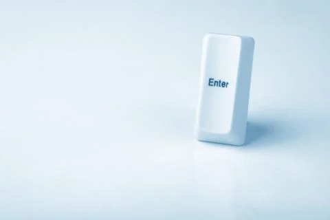Enter key Stockfoto's