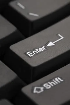 The Enter key Stock Photos