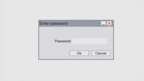 Enter the password. Animation Identification. Cartoon Stock Footage 163078321