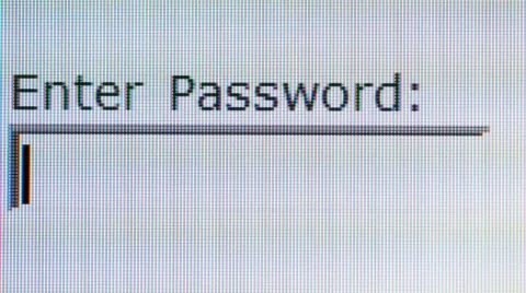 Enter password Stock Footage 829824