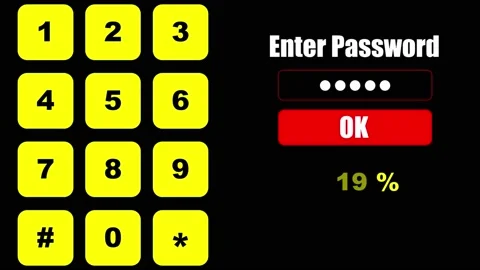 Enter Password. Stock Footage 159420212