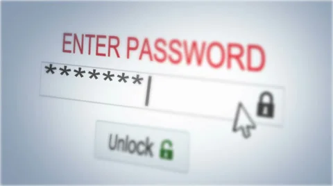 Enter password: Logging in with security code 스톡 동영상 32789474