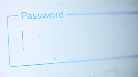 Enter the password for the website in the Internet. Encryption screen With fl Stock Footage 117593265