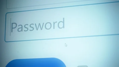 Enter the password for the website in the Internet. Encryption screen With fl Stock Footage 122586406