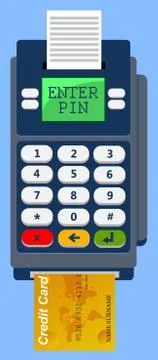 Enter pin Stock Illustration