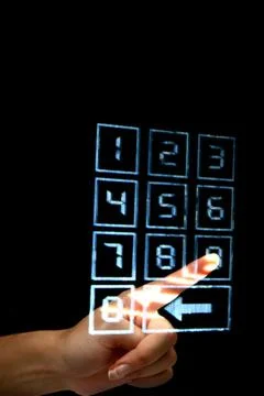 Enter secret code Stock Photos