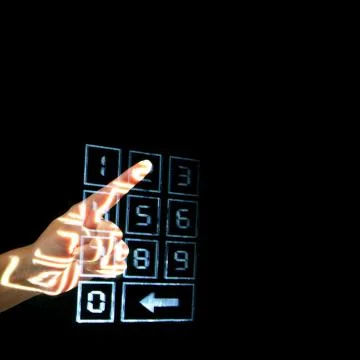 Enter secret code Stock Photos