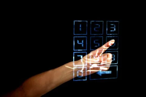 Enter secret code Stock Photos