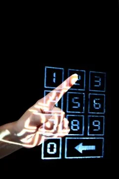 Enter secret code Stock Photos