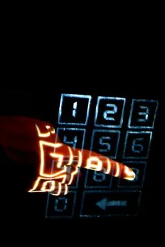 Enter secret code Stock Photos