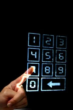 Enter secret code Stock Photos