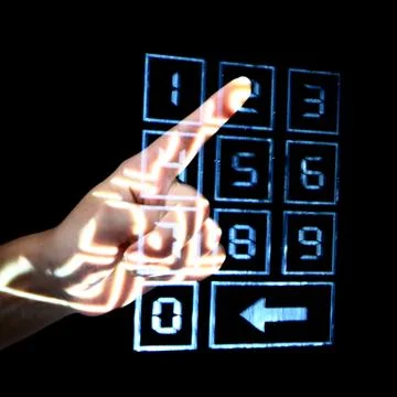 Enter secret code Stock Photos