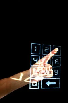 Enter secret code Stock Photos