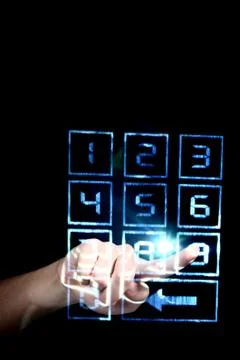 Enter secret code Stock Photos