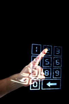 Enter secret code Stock Photos