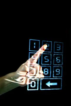 Enter secret code Stock Photos