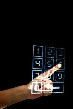 Enter secret code Stock Photos