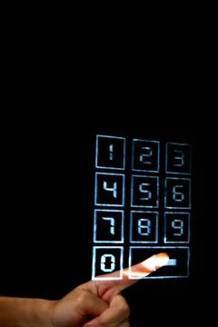 Enter secret code Stock Photos