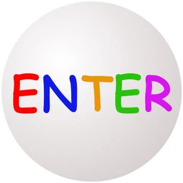 Enter Sphere Stock Illustration