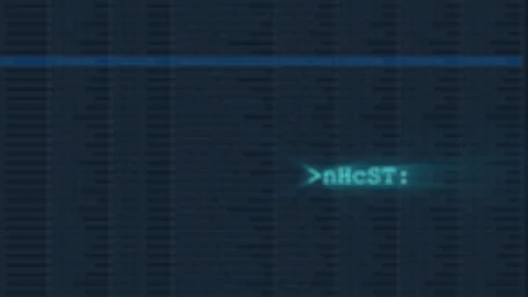 Enter text on display with computer code in background Stock Footage 104483446