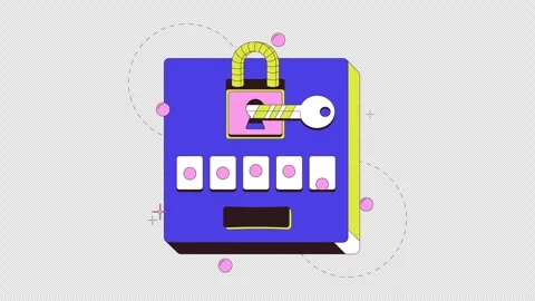 Enter verification code onboarding ui animation Stock Footage 329610368