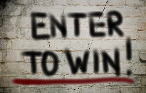 Enter to win concept Stock Illustration