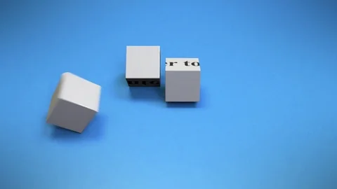 Enter to win-Cube Assembly Stock Footage 122863771