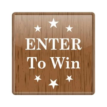 Enter to win icon Illustrazione stock