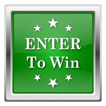 Enter to win icon Illustrazione stock