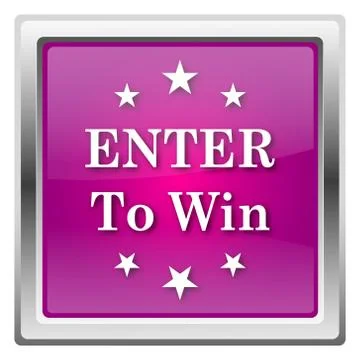 Enter to win icon Illustrazione stock