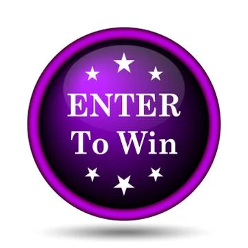 Enter to win icon Illustrazione stock