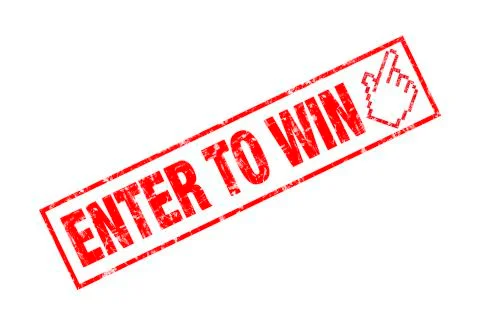 Enter to win! Stock Illustration